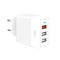 МЗП XO L58 адаптер 3USB / QC3.0 / 3A / 18W white