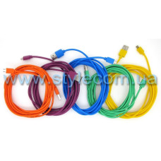 Дата-Кабель microUSB simple 3m mix