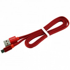 Кабель USB WALKER C755 micro red