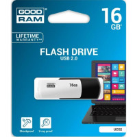 Флеш пам'ять USB USB 16GB GOODRAM UCO2 (Colour Mix) Black / White (UCO2-0160KWR11)