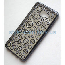 Чехол-силикон покрытие круги Samsung A5/A510H (2016) black