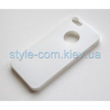 Силикон цветной iPhone 5/5S white