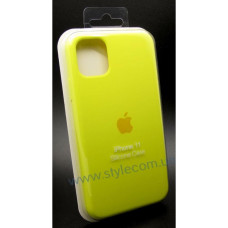 Чохол Full Silicone Case iPhone 11 flash lime (41)