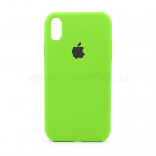 Чохол Full Silicone Case iPhone XR shiny green (40)