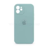Чехол Full Silicone Case iPhone 12 sea blue (21) закрытая камера
