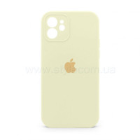 Чехол Full Silicone Case iPhone 12 mellow yellow (51) закрытая камера