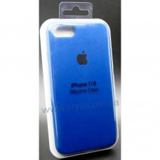 Чохол Full Silicone Case iPhone 7 blue cobalt (36)