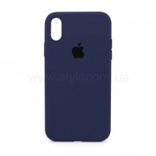 Чохол Full Silicone Case iPhone X dark blue (08)