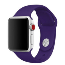 Ремешок Apple Watch Sport Band силиконовый 38/40мм S/M темно-фиолетовый (30)