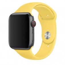 Ремешок Apple Watch Sport Band силиконовый 38/40мм S/M желтый (4)