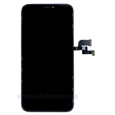 Дисплей (LCD) iPhone X + тачскрін black Original (переклеєне скло)