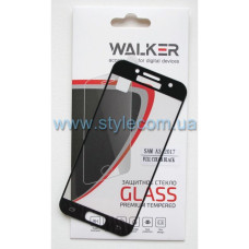 Захисне скло Silk Screen Samsung A320 (2017) black WALKER