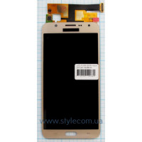 Дисплей (LCD) Samsung J7/J700 (2015) + тачскрін gold (TFT) High Quality (light change)