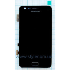 Дисплей (LCD) Samsung i9103 + тачскрін з рамкою black (TFT) China Original