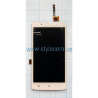 Дисплей (LCD) Lenovo A2010 + тачскрін white High Quality
