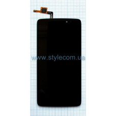 Дисплей (LCD) Alcatel OT 6045 + тачскрін black High Quality