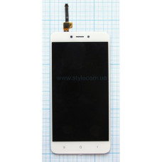 Дисплей (LCD) Xiaomi Redmi 4X/4X Pro + тачскрін white High Quality