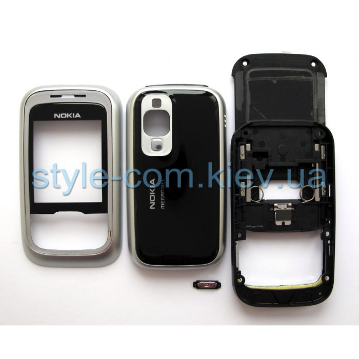 Корпус Nokia 6111 повний комплект silver/black High Quality