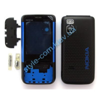Корпус Nokia 5610 Xpress Music повний комплект black/blue High Quality
