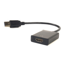 Кабель-перехідник PowerPlant HDMI female - USB 3.0 M