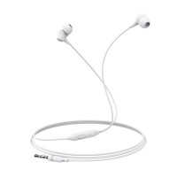Навушники BOROFONE BM20 DasMelody earphones with mic, 3.5mm audio plug, single button control, White